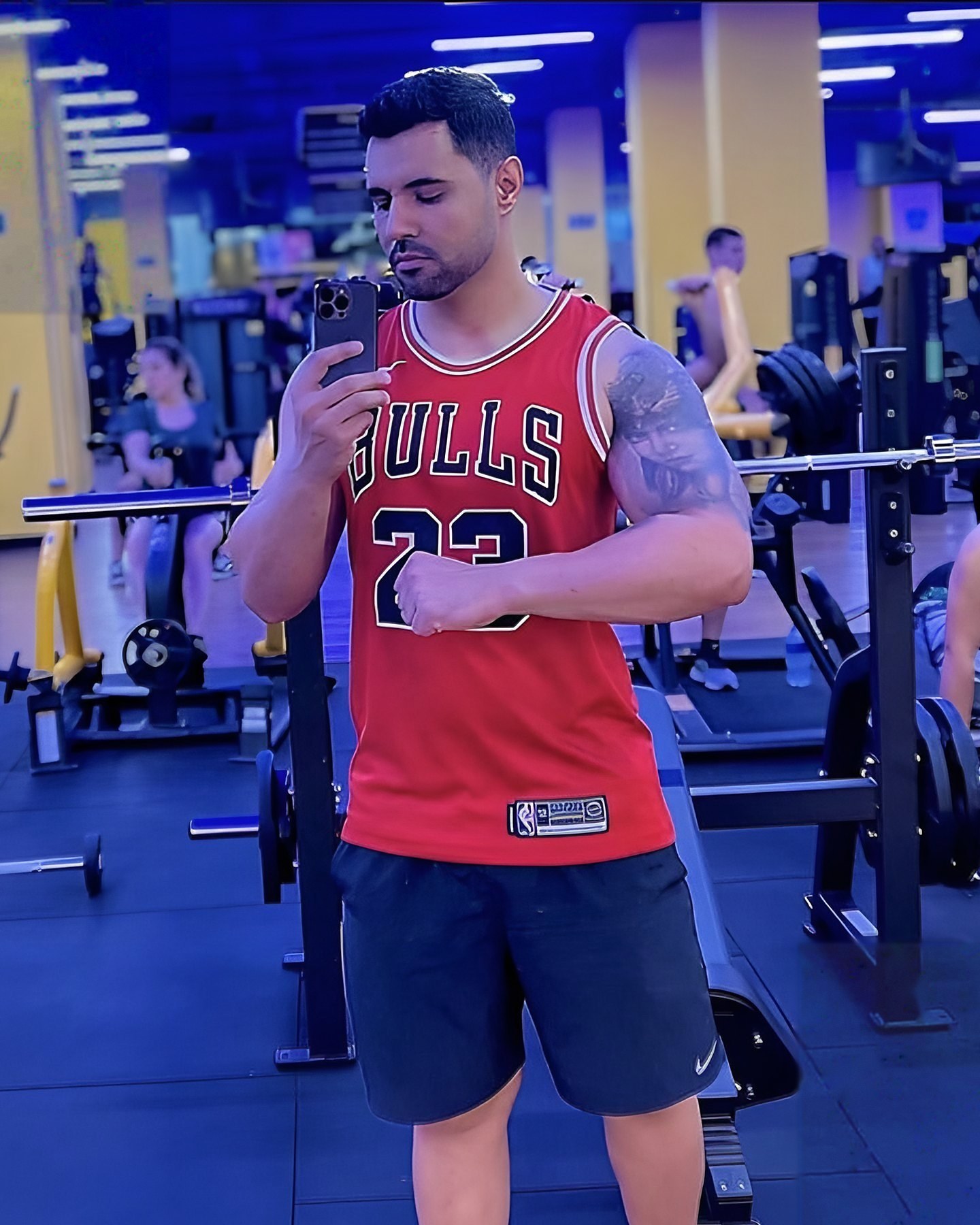 Luan Andrade na academia